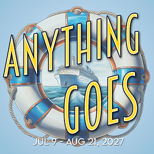 Anything Goes at the Pines Dinner Theatre in Allentown, playing live on stage July 9 - August 21, 2027
